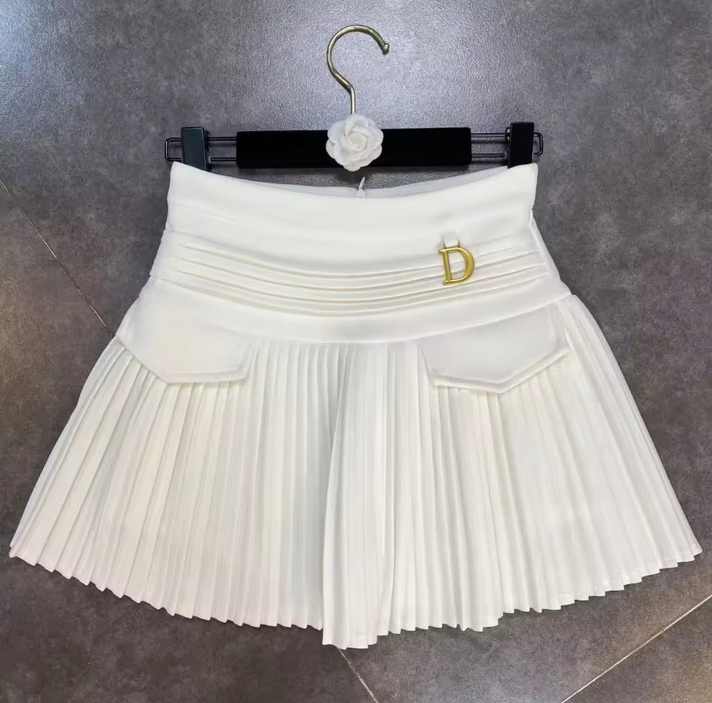 TYLA White Mini Skirt