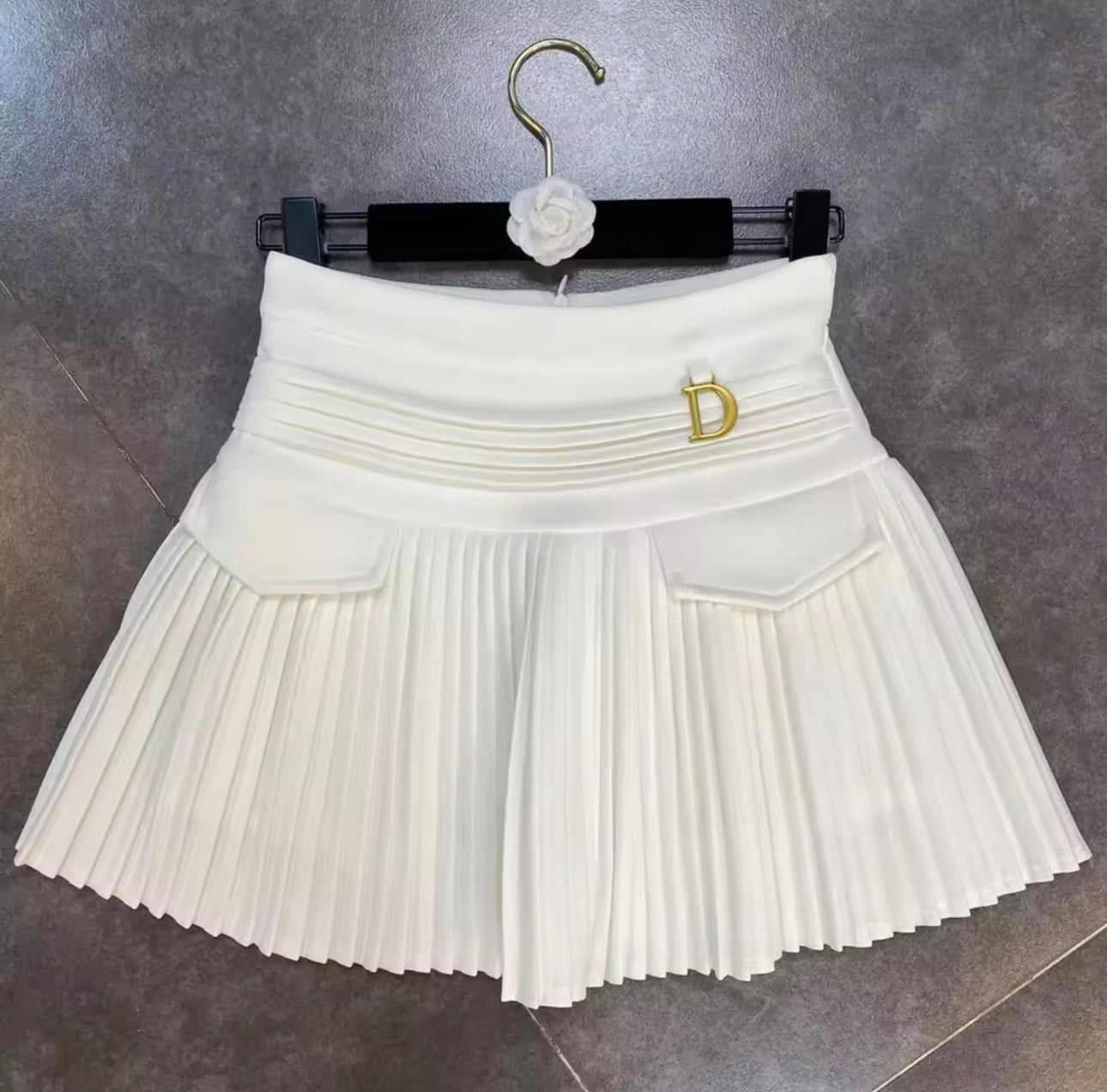 TYLA White Mini Skirt