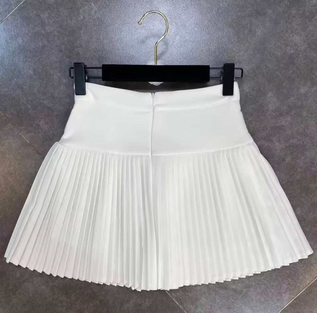 TYLA White Mini Skirt