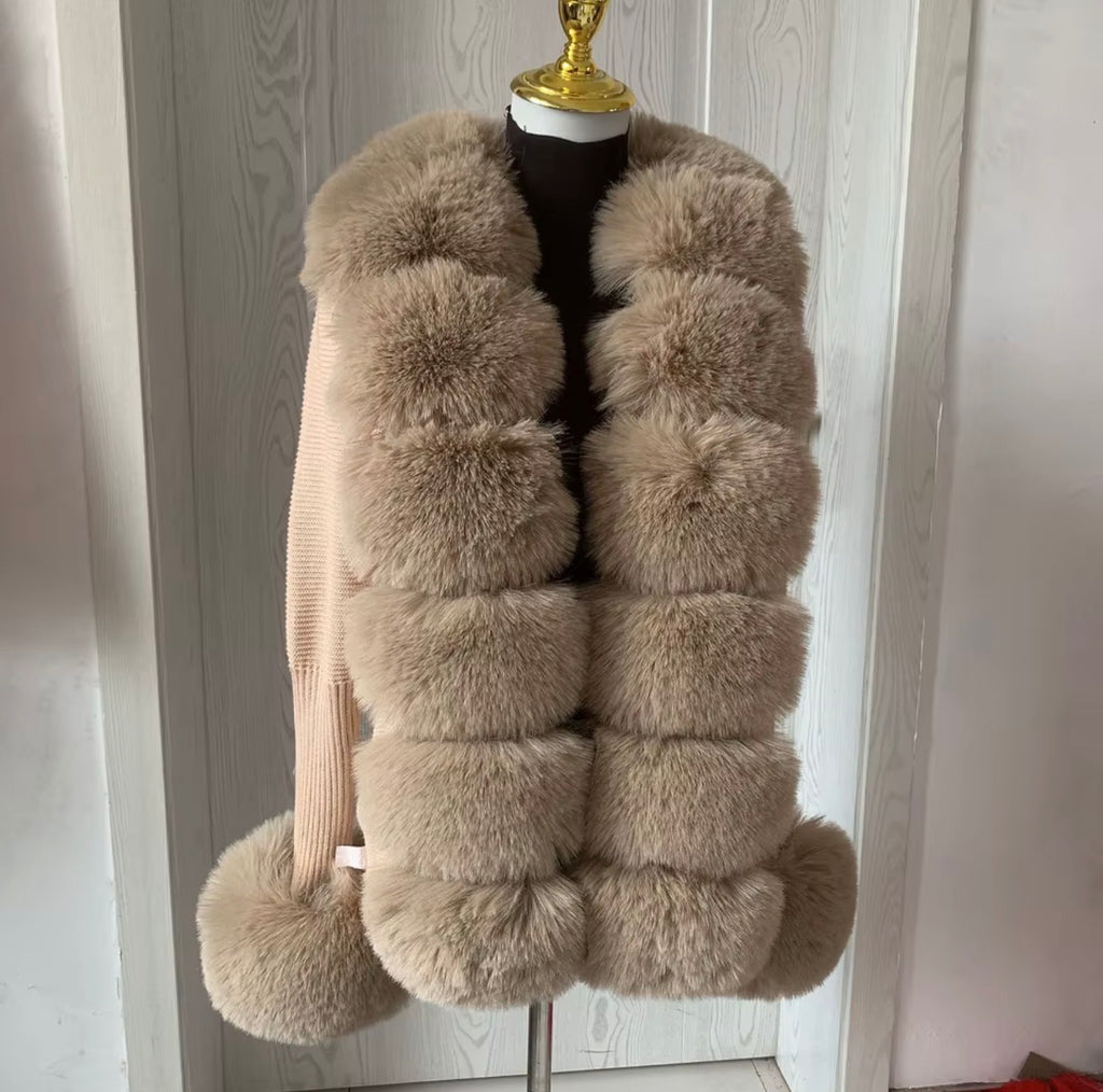 LEXIE Faux Fur Cardigans