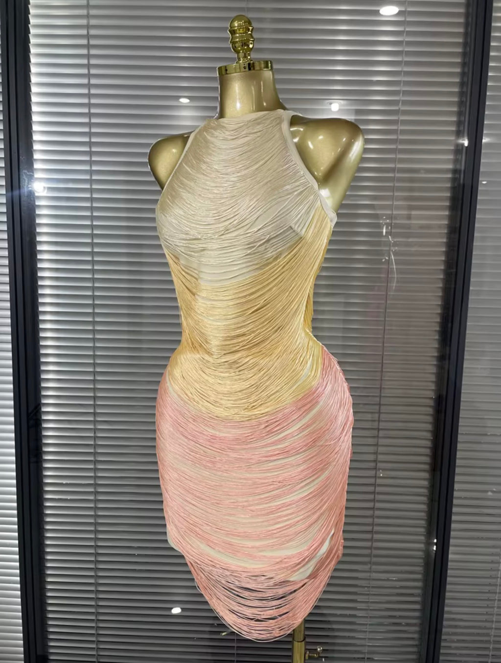SILO 3 Tone Mini Dress