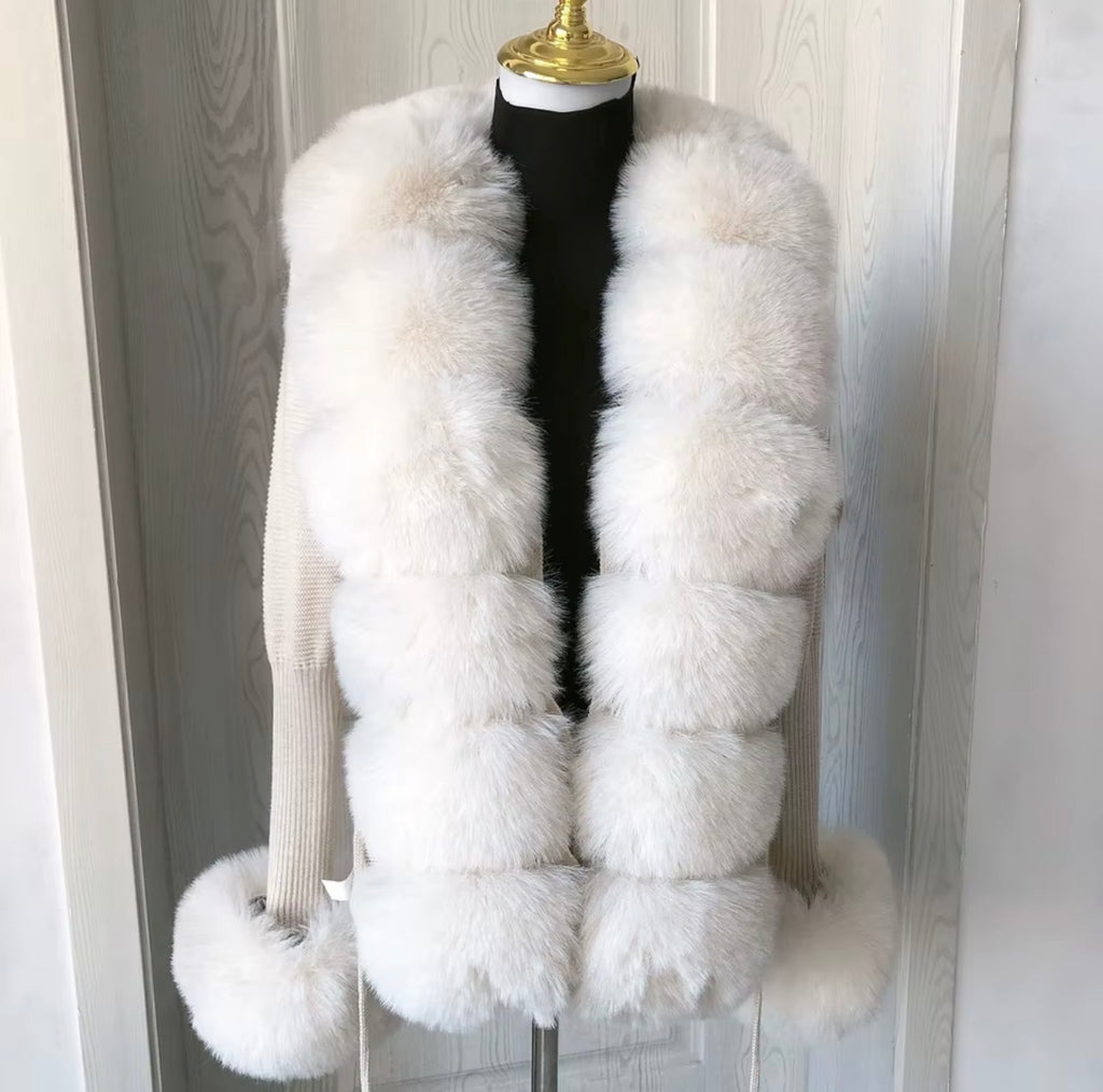 LEXIE Faux Fur Cardigans