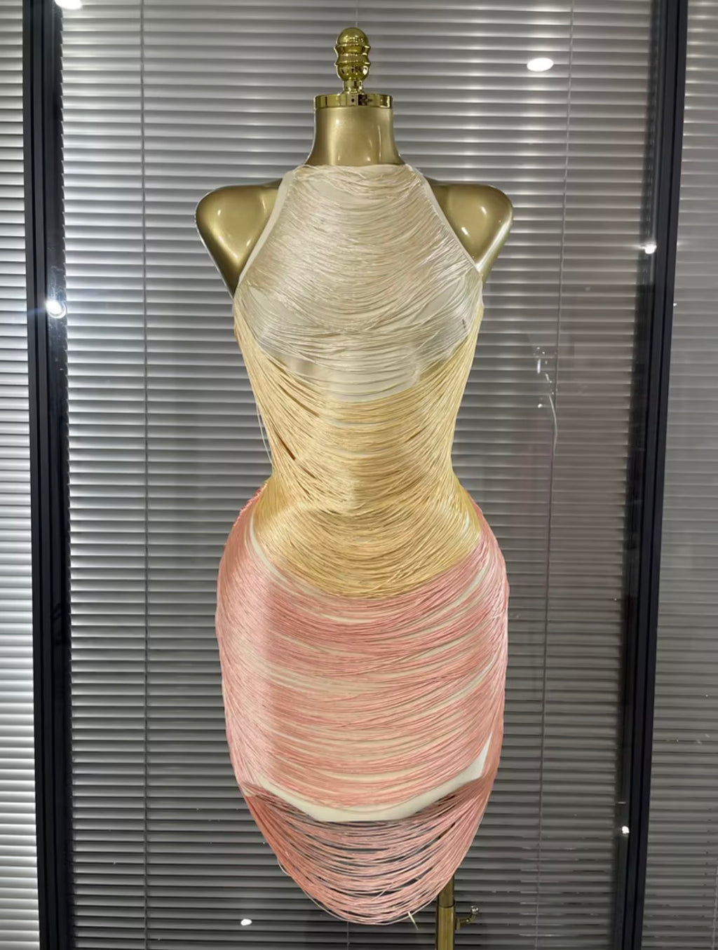 SILO 3 Tone Mini Dress