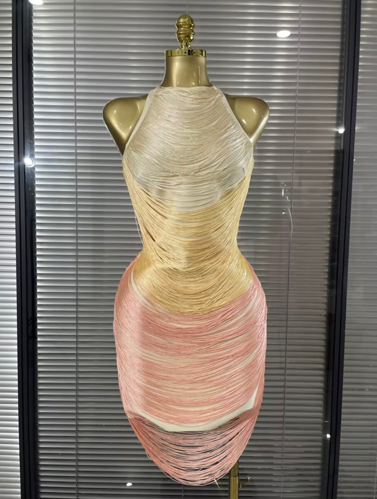 SILO 3 Tone Mini Dress