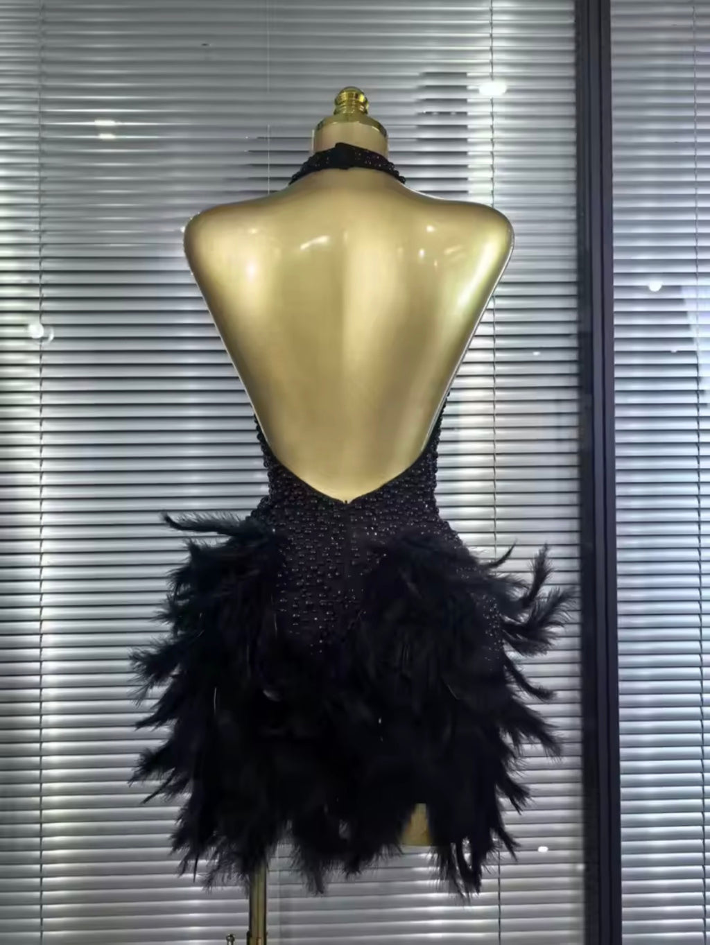 Black Halterneck Dress