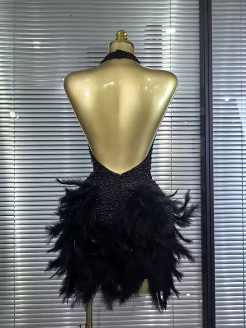 Black Halterneck Dress