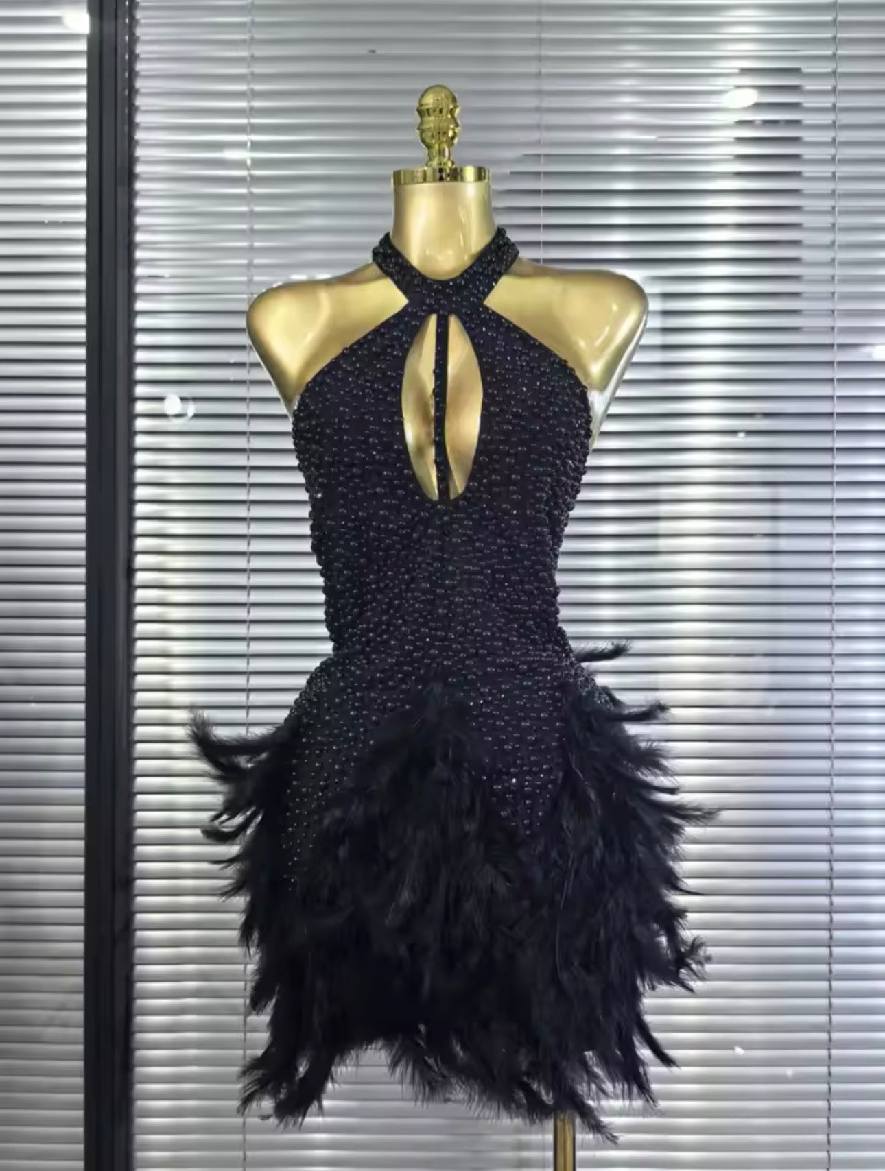Black Halterneck Dress