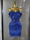 Vienna Royal Blue Mini Dress